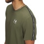 mini: Męski t-shirt Under Armour UA Icon HWT Tee Taping - khaki (3)