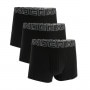 mini: Męska bielizna treningowa (3-pack) Under Armour M UA Perf Cotton 3in - czarna (3)