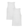  UNDER ARMOUR Męski tank top (2pack) Under Armour Performance Tank Underwear Shirt  biały Biały