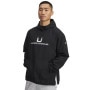 mini: Męska bluza nierozpinana z kapturem Under Armour UA Unstoppable Wvn Hoodie - czarna (1)