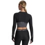 mini: Damski longsleeve treningowy Under Armour UA HG Rib 1/4 Zip - czarny (2)