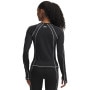 mini: Damski longsleeve treningowy Under Armour UA ColdGear Textured Crew - czarny (2)