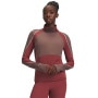 mini: Damski longsleeve do biegania Under Armour UA Halo Run CW Funnel - czerwony (1)