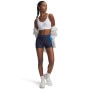 Obrazek dla: UNDER ARMOUR Damskie spodenki treningowe Under Armour UA Heat Gear Rib Shorty  niebieskie Niebieski