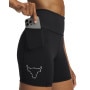 mini: Damskie spodenki treningowe Under Armour Project Rock Middie Short - czarne (4)