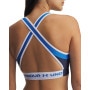 mini: Damski biustonosz treningowy Under Armour UA Crossback Mid Open Back - niebieski (3)