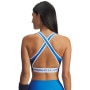 mini: Damski biustonosz treningowy Under Armour UA Crossback Mid Open Back - niebieski (2)