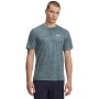  UNDER ARMOUR Męska koszulka treningowa Under Armour UA Tech Tee Pixelate  niebieska Niebieski