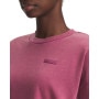 mini: Damski t-shirt oversize Under Armour UA HWT Boxy Wash SS - różowy (3)