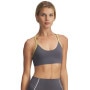 mini: Damski biustonosz treningowy Under Armour UA Halo Bonded Bra - szary  (3)