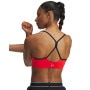 mini: Damski biustonosz treningowy Under Armour UA Halo Bonded Bra - czerwony  (3)