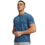 mini: Męska koszulka do biegania Under Armour UA Velociti Pro Print SS - niebieska (1)