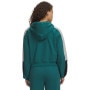 mini: Damska bluza nierozpinana z kapturem Under Armour Sport Terry Trend Hoodie - zielona (2)