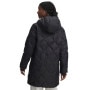mini: Damski płaszcz puchowy pikowany Under Armour Legend Down - czarna (2)