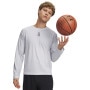 mini: Męski longsleeve do koszykówki Under Armour UA Hoops Performance LS - szary (1)