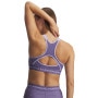 mini: Damski biustonosz treningowy Under Armour HeatGear High - fioletowy (2)