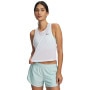  UNDER ARMOUR Damska koszulka treningowa Under Armour Tech Sport Mesh Crop Tank  biała Biały
