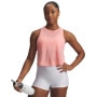 mini: Damska koszulka treningowa Under Armour Tech Sport Mesh Crop Tank - różowa (1)