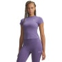  UNDER ARMOUR Damska koszulka treningowa Under Armour Motion Fitted SS EMEA  fioletowa Fioletowy