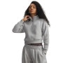 mini: Damska bluza nierozpinana bez kaptura Under Armour Rival Fleece Script HZ - szara (1)