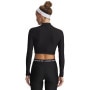 mini: Damski longsleeve treningowy Under Armour HeatGear Crop Mock LS - czarny (2)