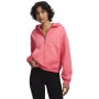  UNDER ARMOUR Damska bluza nierozpinana z kapturem Under Armour UA Icon Fleece HZ Hoodie  różowa Różowy