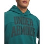 mini: Męska bluza nierozpinana z kapturem Under Armour UA Rival LW Graphic Hoodie - zielona (3)