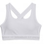 Biustonosz sportowy UNDER ARMOUR UA Crossback Mid Bra - biały