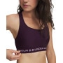 mini: Biustonosz treningowy Under Armour Crossback Mid Bra - fioletowy (3)