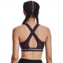 mini: Biustonosz treningowy Under Armour Mid Crossback Emboss Sports Bra - fioletowy (3)