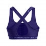 mini: Biustonosz treningowy Under Armour Mid Crossback Emboss Sports Bra - niebieski (10)