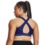 mini: Biustonosz treningowy Under Armour Mid Crossback Emboss Sports Bra - niebieski (2)