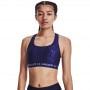 mini: Biustonosz treningowy Under Armour Mid Crossback Emboss Sports Bra - niebieski (3)