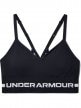 Biustonosz treningowy UNDER ARMOUR Seamless Low Long Bra - czarny