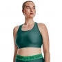 mini: Biustonosz treningowy Under Armour UA HeatGear Mid Padless - zielony (13)