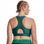 mini: Biustonosz treningowy Under Armour UA HeatGear Mid Padless - zielony (14)