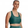 mini: Biustonosz treningowy Under Armour UA HeatGear Mid Padless - zielony (11)