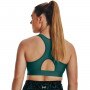 mini: Biustonosz treningowy Under Armour UA HeatGear Mid Padless - zielony (4)