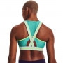 mini: Biustonosz treningowy UNDER ARMOUR UA Crossback Mid Bra Pkt - zielony (4)