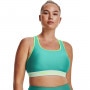 mini: Biustonosz treningowy UNDER ARMOUR UA Crossback Mid Bra Pkt - zielony (5)