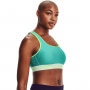 mini: Biustonosz treningowy UNDER ARMOUR UA Crossback Mid Bra Pkt - zielony (3)