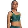 mini: Biustonosz treningowy Under Armour UA Infinity Crossover High -  zielony  (1)