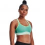mini: Biustonosz treningowy UNDER ARMOUR UA Infinity Mid Bra Blocked - miętowy (1)