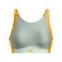 mini: Biustonosz treningowy UNDER ARMOUR UA Infinity Mid High Neck Shine - miętowy (7)