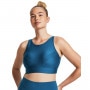 mini: Biustonosz treningowy Under Armour UA Infinity Pintuck Mid - niebieski (1)