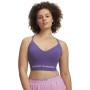 mini: Biustonosz treningowy Under Armour Vanish Seamless Low Bra - fioletowy (1)