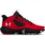 mini: Buty do koszykówki uniseks UNDER ARMOUR UA Lockdown 6 - czerwone (1)