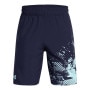 Obrazek dla: UNDER ARMOUR Chłopięce spodenki treningowe Under Armour UA Tech Woven Graphic Short  granatowe Granatowy