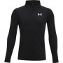 mini: Chłopięcy longsleeve treningowy Under Armour UA Tech 2.0 1/2 Zip - czarny  (3)