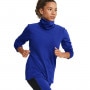 mini: Damska bluza do biegania Under Armour UA Qualifier Cold Funnel - niebieska (3)